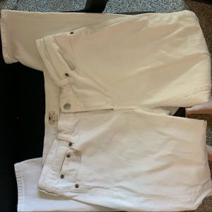 Jcrew white skinny jeans size 29